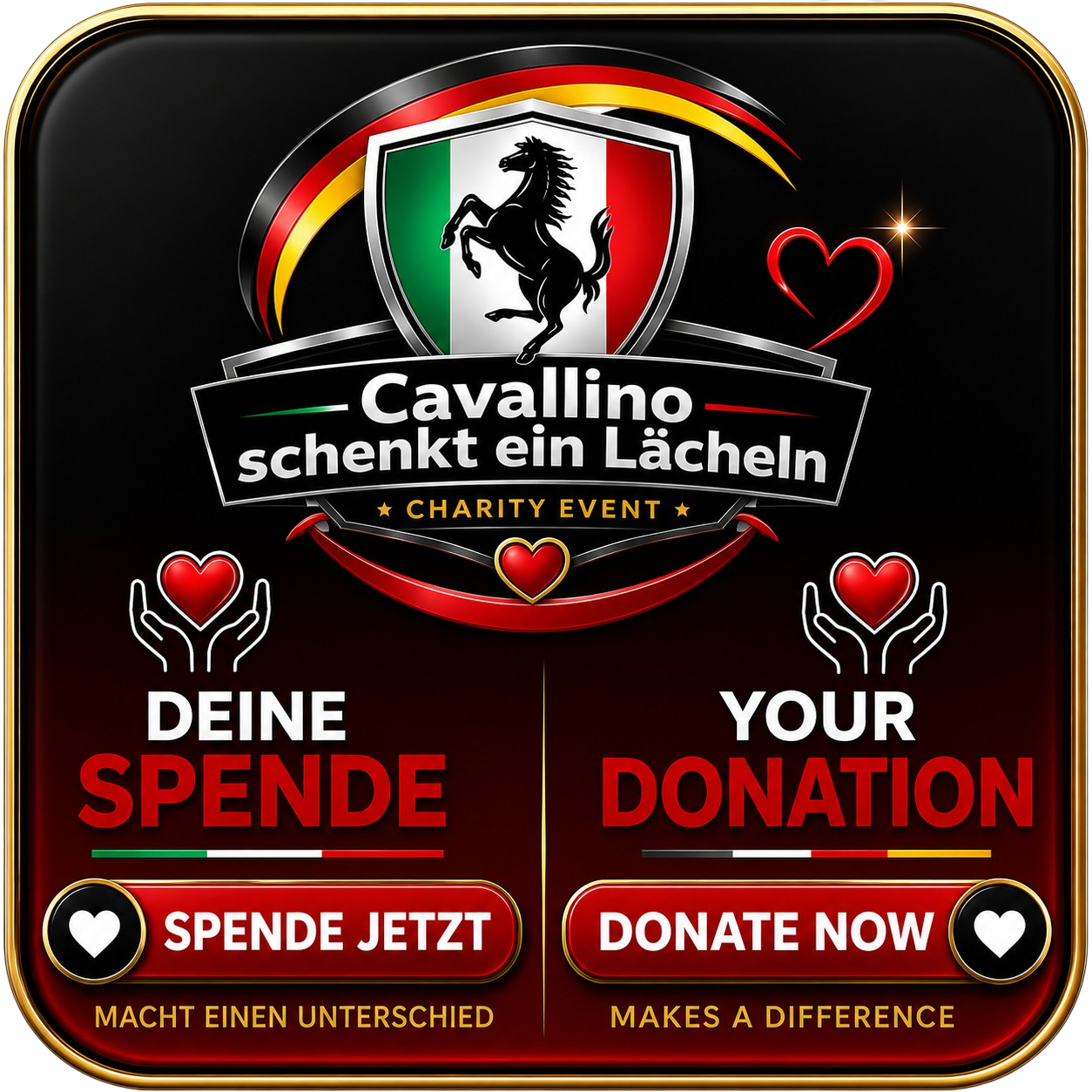 Cavallino schenkt ein Lächeln – Spenden